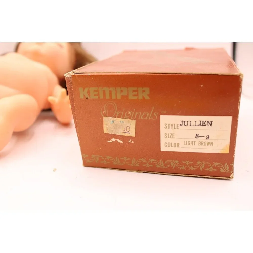 NEW Kemper Originals Jullien Light Brown Pigtails Curly Hair Wig Bangs Size 8-9
